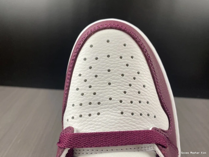 OG Jordan 1 High 555088-611 Bordeaux Air 0724
